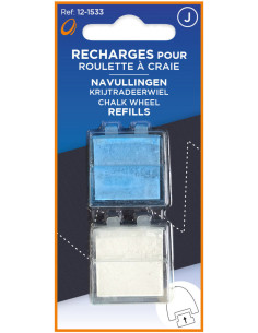 Chalk wheel refills