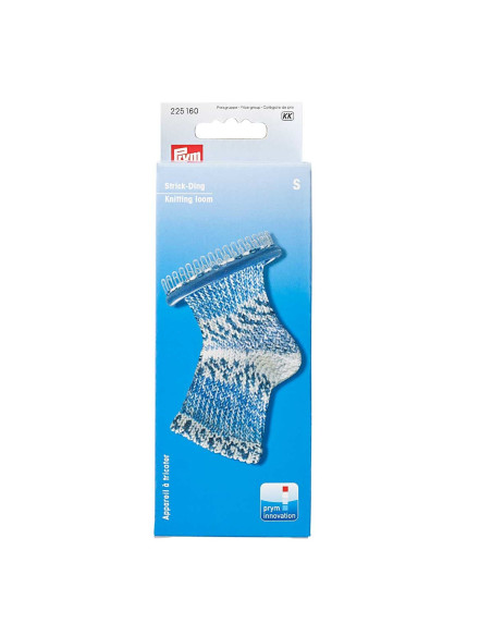 Knitting loom for socks, leg warmers, and wrist warmers