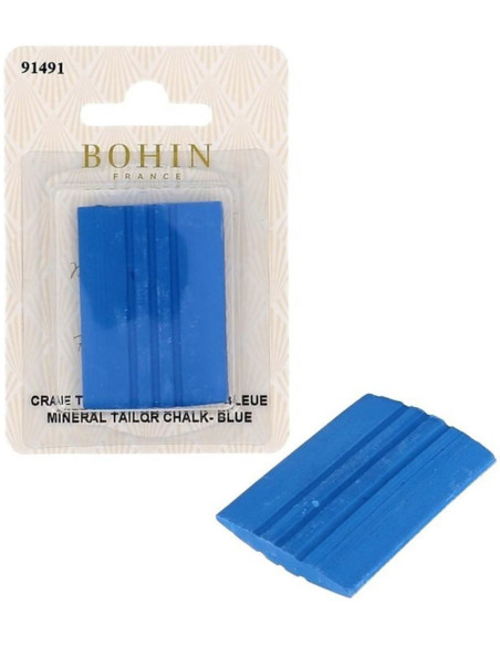 Bohin blue mineral rectangular tailor's chalk