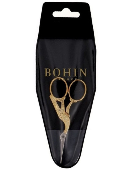 Golden stork embroidery scissors 9 cm Bohin