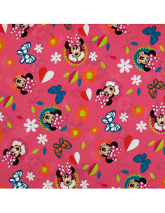 Minnie Jersey Fabric - Butterfly and Heart 2