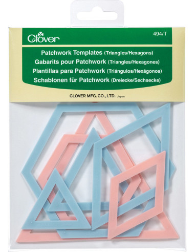 Patchwork Templates - Triangle and Hexagon