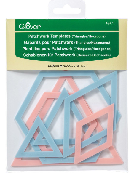 Patchwork Templates - Triangle and Hexagon