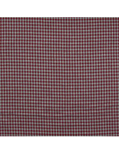 Plaid flannel fabric - Bordeaux 2