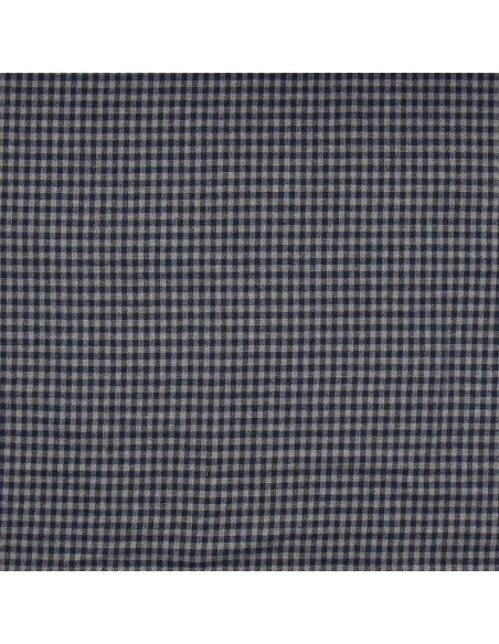 Plaid flannel fabric - Blue