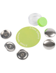 Box of 3 buttons to cover with Bohin installation tool - 27 mm 2