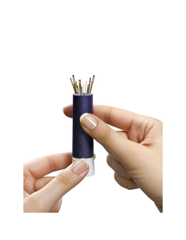 Rotating dispenser for pins and needles