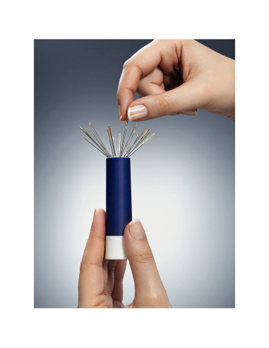 Rotating dispenser for pins and needles