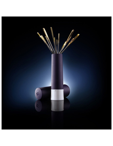 Rotating dispenser for pins and needles
