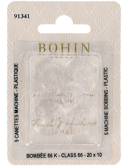 Bohin plastic bobbins for sewing machine