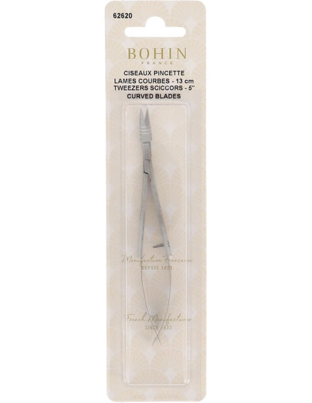 Embroidery scissors with curved blades 13 cm Bohin