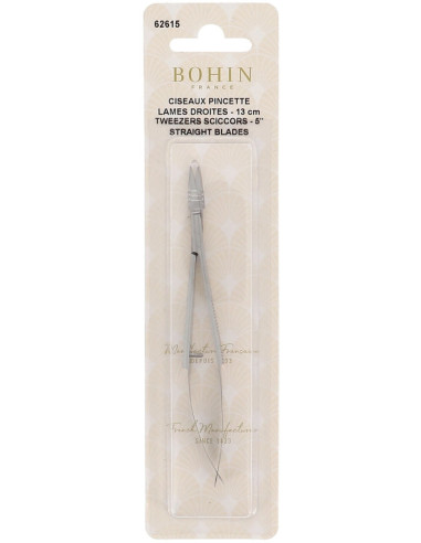 Embroidery scissors with straight blades 13 cm Bohin