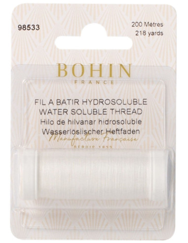 Water-soluble basting thread Bohin