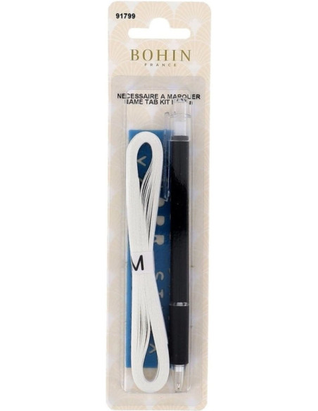 Customizable iron-on label for Bohin clothing