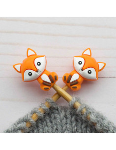 Stitch stoppers for knitting needles - Renardon