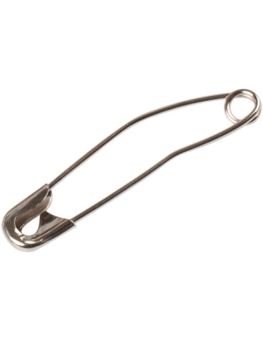 Assortment of 12 curved safety pins card by Bohin