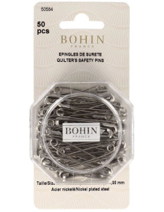 Box of 50 safety pins 48 mm Bohin