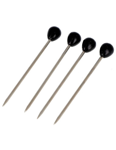 Box of 100 round black upholstery tacks Bohin