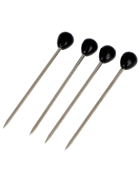 Box of 100 round black upholstery tacks Bohin