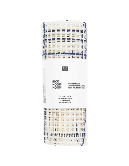 Hooki Hooki Latch Hook Canvas - 15 holes per 10 cm - 48.5 x 48.5 cm