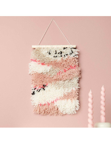 Knotting Kit - Neon Landscape Wall Hanging