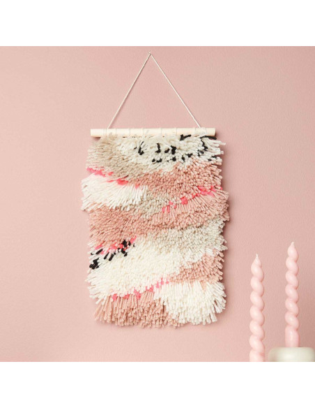 Knotting Kit - Neon Landscape Wall Hanging