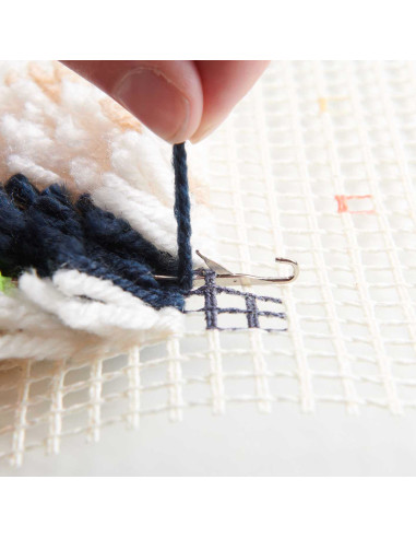 Knotting Kit - Neon Landscape Wall Hanging
