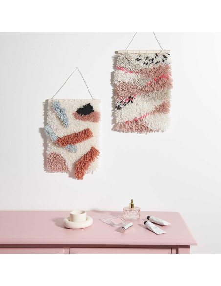 Knotting Kit - Neon Landscape Wall Hanging