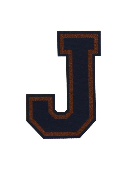 Extra fine letter pattern - J
