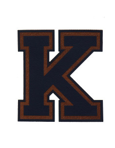 Extra fine pattern letter - K