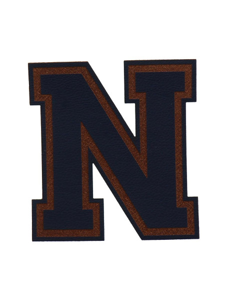 Extra fine letter pattern - N
