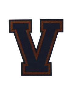 Extra fine letter pattern - V
