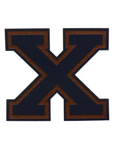 Extra fine pattern letter - X