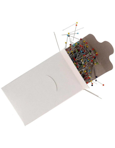 Box of extra-fine glass head pins 250 grams Bohin