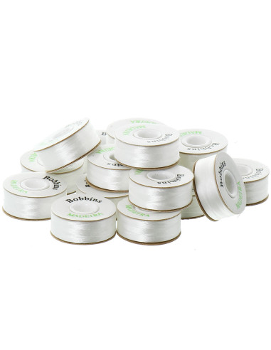 Pre-wound Bobbinfil Madeira Can - White