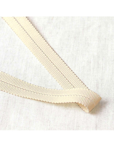Pre-folded braid - Ecru