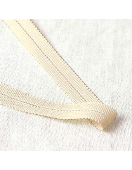 Pre-folded braid - Ecru
