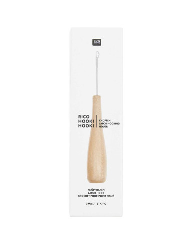 3 mm Hooki Hooki Rico latch hook for rug making