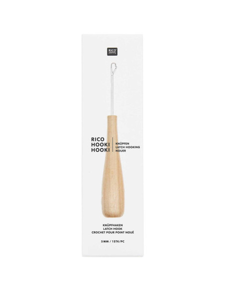 5 mm Hooki Hooki Rico latch hook for rug making