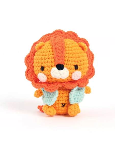 Crochet kit minigurumi - Kazuo the lion