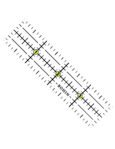 Mini patchwork and sewing ruler Bohin 1 x 4 inch