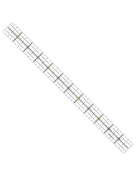 Bohin patchwork and sewing mini ruler 1 x 12 inch