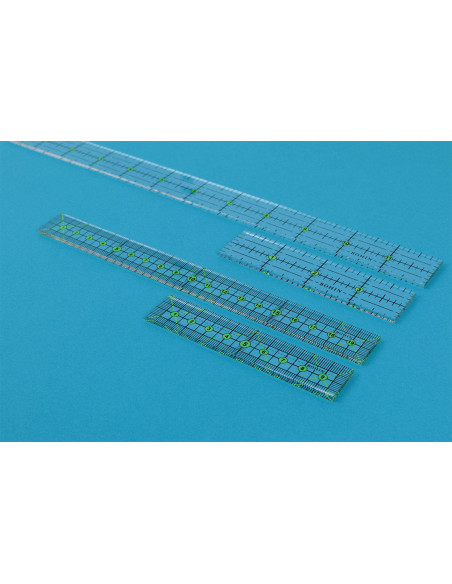 Bohin patchwork and sewing mini ruler 1 x 12 inch