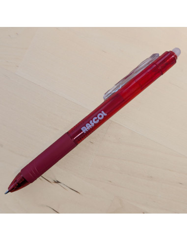 Premium heat erasable pen Rascol - Red