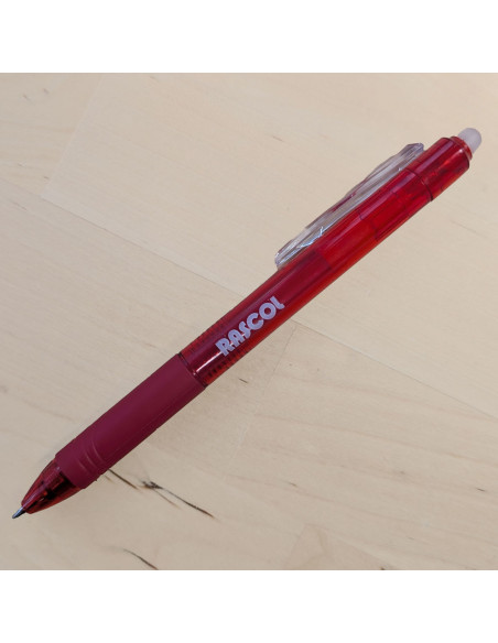 Premium heat erasable pen Rascol - Red