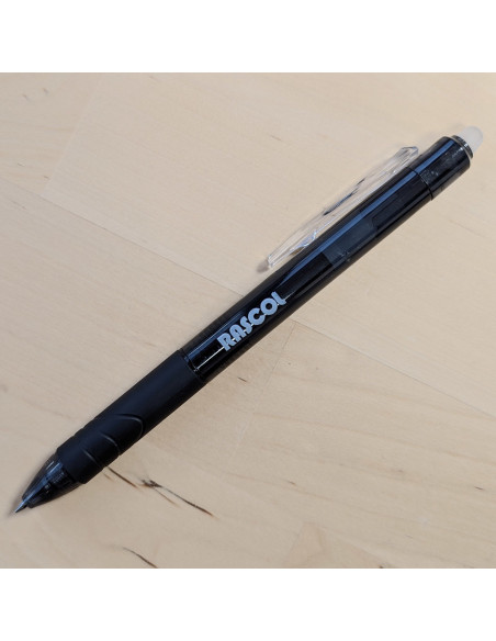 Premium heat erasable pen Rascol - Black