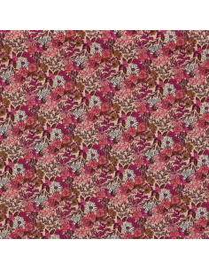 Fancy viscose fabric - Souzza pink and peach 2