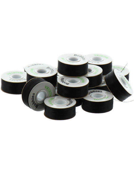 Pre-wound Bobbinfil Madeira Can - Black