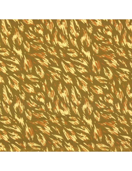 Fancy viscose fabric - Monique green and yellow