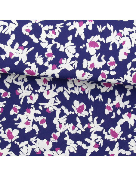Fancy viscose fabric - Nawi blue and purple